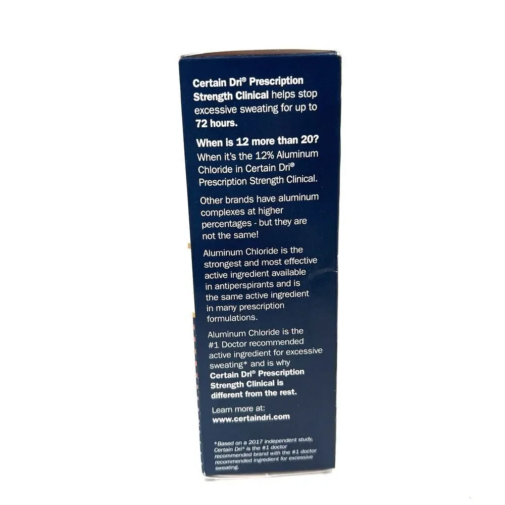 Certain Dri Prescription Strength Clinical Antiperspirant Deodorant